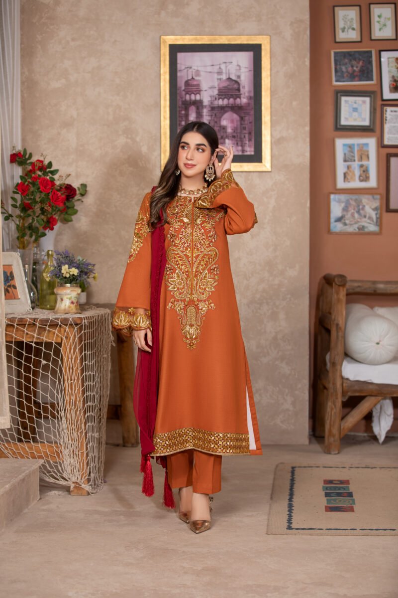 TWILIGHT LINEN 3-PCS EMBROIDERED