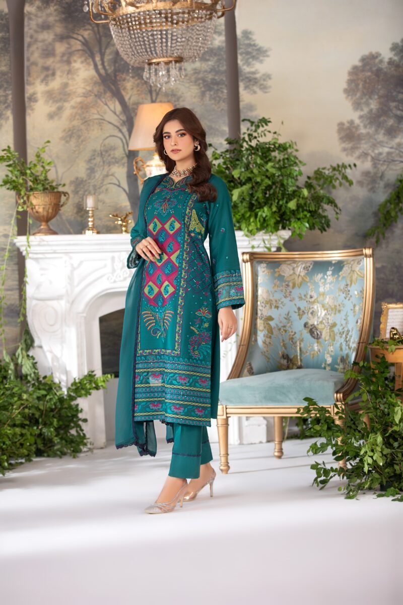 ELEGANT ZINC AURA - 3 PCS EMBROIDERED - Image 2