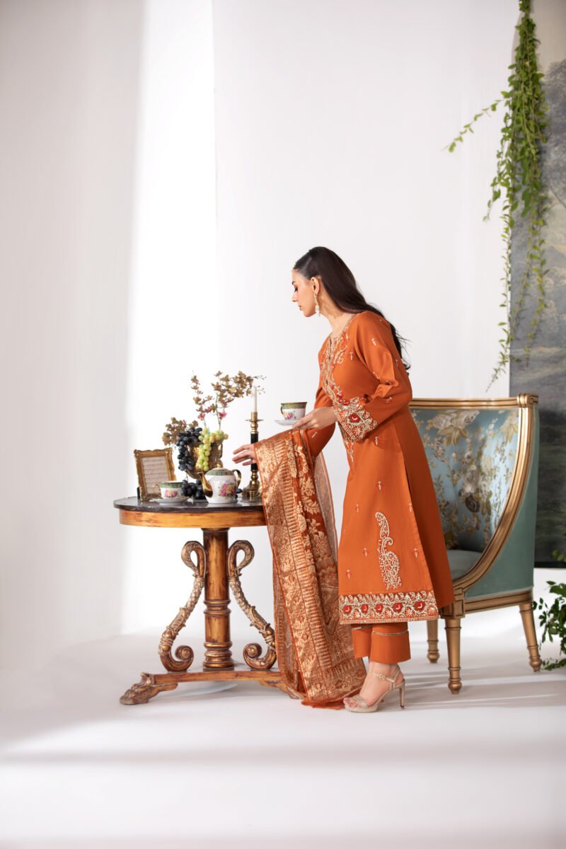 FESTIVE GLAMOUR 3-PCS EMBROIDERED - Image 3